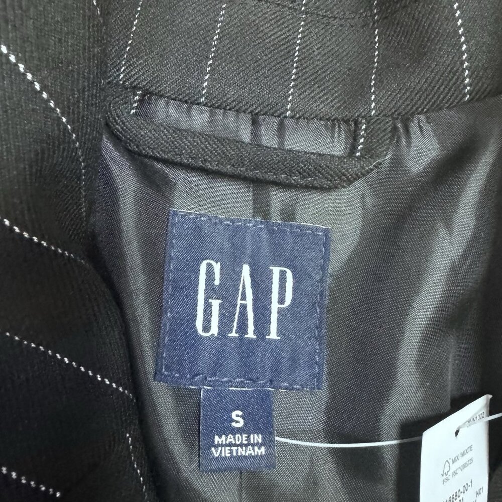 Gap Blazer Jacket Black Long Sleeve Women’s Size Small NWT - Picture 10 of 11